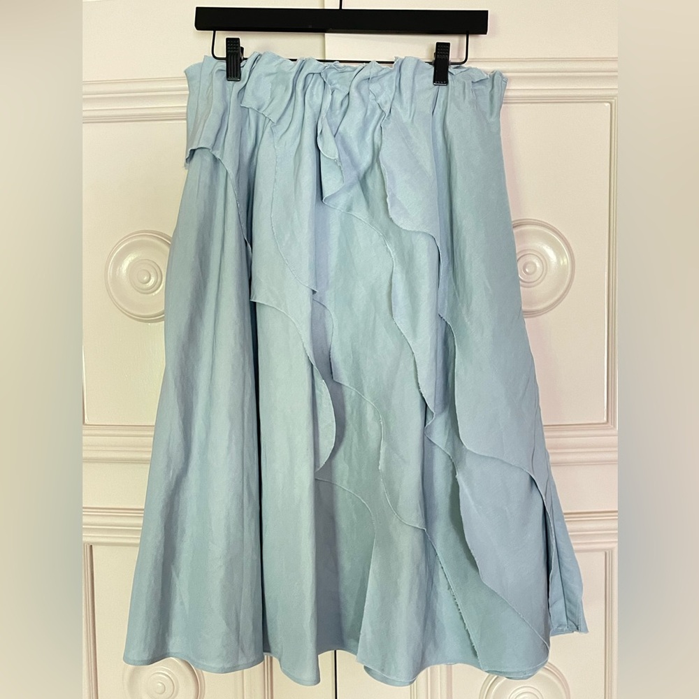 Blue wave skirt